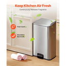 Drawstring garbage bags 13 gal/pack of 110