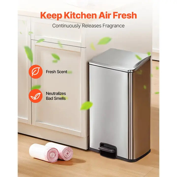 Drawstring garbage bags 13 gal/pack of 110