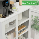 Metal Storage Cabinet with Mesh Doors, Adjustable Shelves