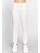 French Terry Capri Fitted Jogger Pants