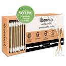 Ibambo Bamboo Cotton Swabs - 500 Pack