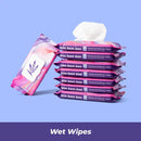 Flushable Bamboo Wet Wipes [8 Units/Case]