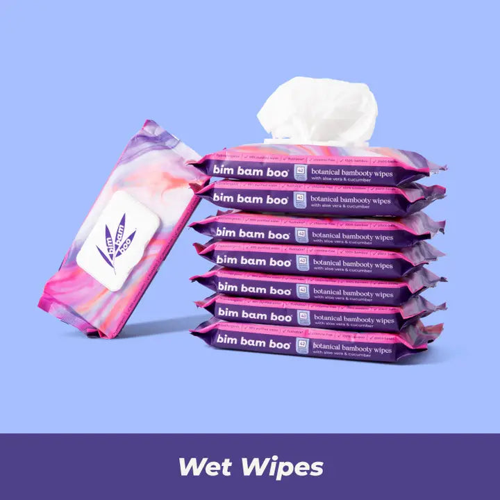 Flushable Bamboo Wet Wipes [8 Units/Case]