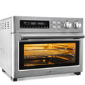VAL CUCINA 10-in-1 Air Fryer Toaster Oven - Brushed Stainle