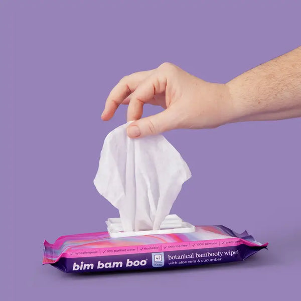 Flushable Bamboo Wet Wipes [8 Units/Case]
