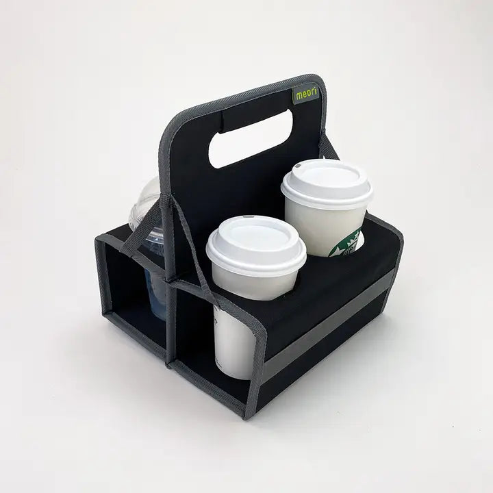 Reusable Drink Carriers, 4 & 6-Cup, Collapsible