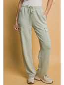 Rise Cargo Sweatpants w/ Side Pockets