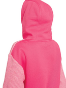 Textured Sweater Contrast Hoodie