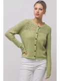 Pointelle Cardigan