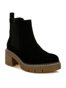 Vostok Suede Chunky Chelsea Boots