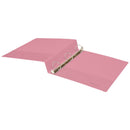 3-Ring Durable View Binder, 1-1/2" Round Rings, Pink