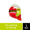 Scotch Sure Start Shipping Tape With Dispenser, 1-7/8" x 38.2 Yd., Clear