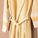 Bathrobe Turkish Cotton Lightweight Summer Hood Kimono Robe