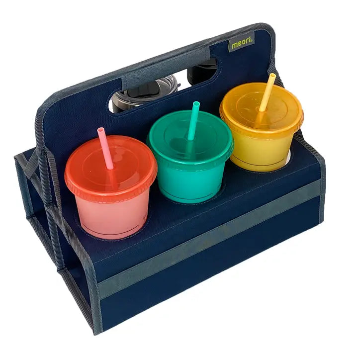 Reusable Drink Carriers, 4 & 6-Cup, Collapsible