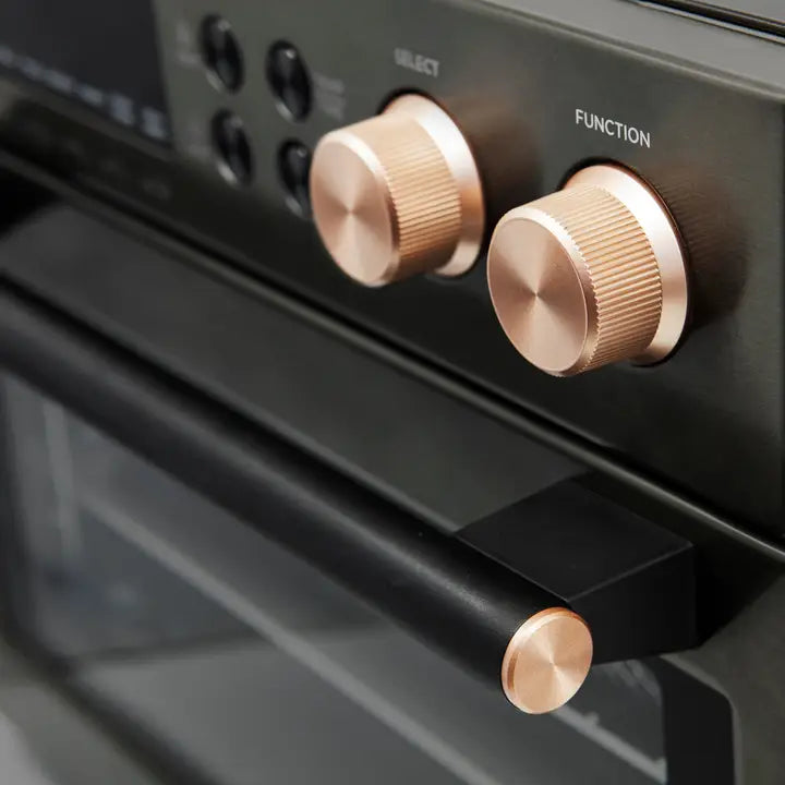 VAL CUCINA 10-in-1 Air Fryer Toaster Oven - Brushed Stainle