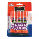 Elmer's Washable Disappearing Purple School Glue Sticks, 0.77 Oz, Pack Of 3 Sticks