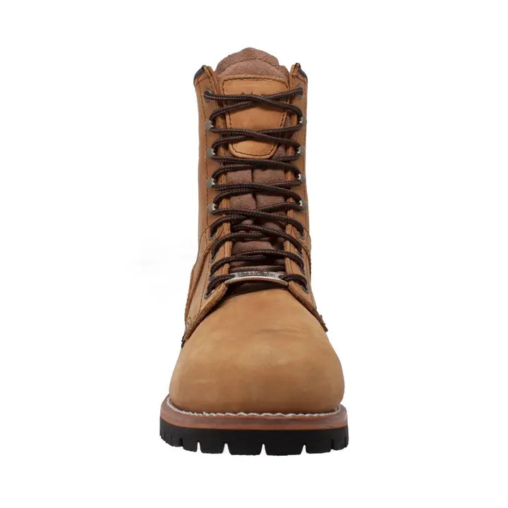 Men's Brown Steel Toe Logger