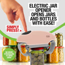 Robo Twist Hands-Free Electric Automatic Jar Opener in Pink