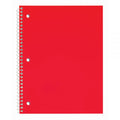 Just Basics Poly Spiral Notebook, 8" x 10-1/2", 1 Subject, Wide Ruled, 70 Sheets, Green