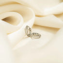 18K Gold Pvd Stainless Steel Cz Mini Huggie Earrings