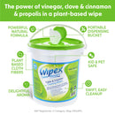 Table Bussers® Natural All-Purpose Cleaning Wipes | Compostable Cloth | Portable Dispensing Bucket