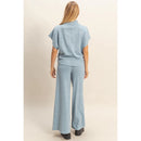 Mock Neck Top and Pants Set