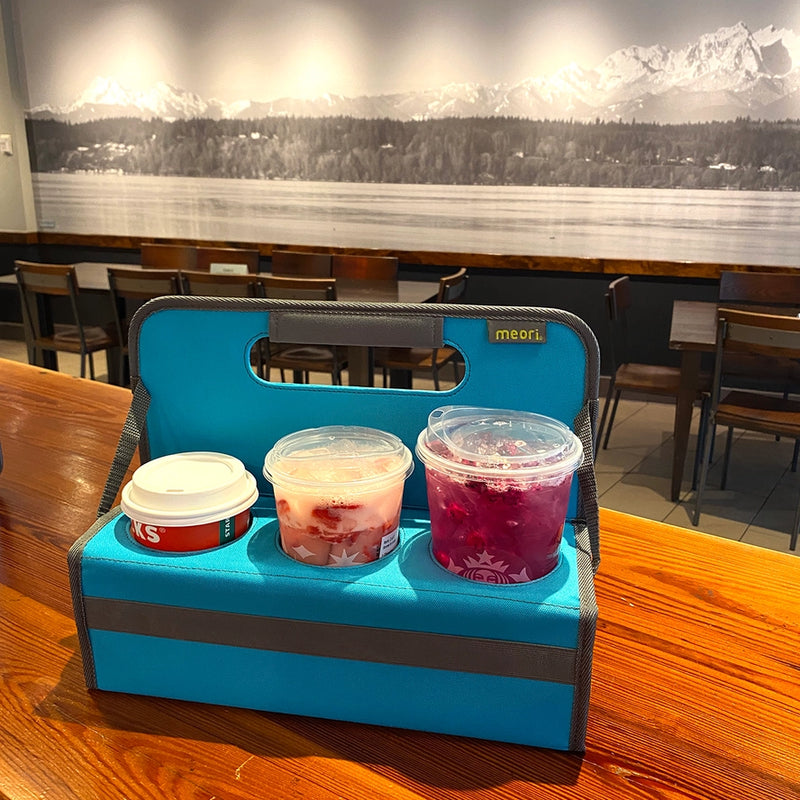 Reusable Drink Carriers, 4 & 6-Cup, Collapsible