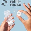 Davids Expanding Dental Floss / Refillable Dispenser / Mint