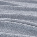 Solid Neutral Faux Feathersoft Blanket