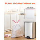 Drawstring garbage bags 13 gal/pack of 110