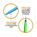 BIC Brite Liner Highlighters Pocket Style, Chisel Point, Assorted, 5-Pack