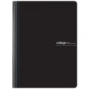 Poly Composition Book, 7-1/2" x 9-3/4", College Ruled, 80 Sheets, Black