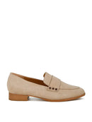 Durance Studded Genuine Suede Loafers - OutletSavings