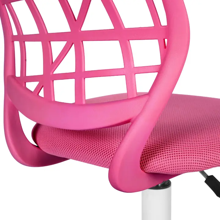 Comfortable Pink Swivel Mesh Ergonomic Office Chair