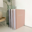 Linen A5 Coil Budget Planner