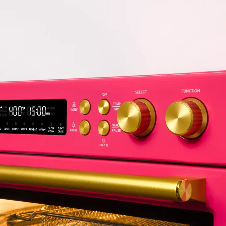 VAL CUCINA 10-in-1 Air Fryer Toaster Oven - Brushed Stainle