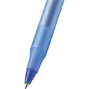 BIC Round Stic Ballpoint Pens, Medium Point, 1.0 mm, Translucent Barrel, Blue Ink, Pack Of 12