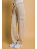 Rise Cargo Sweatpants w/ Side Pockets