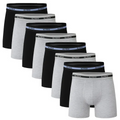 Men's 8-Pack Cotton Stretch Boxer Briefs