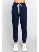 French Terry Capri Fitted Jogger Pants