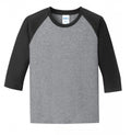 Youth Core Blend 3-4-Sleeve Raglan Tee