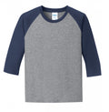 Youth Core Blend 3-4-Sleeve Raglan Tee