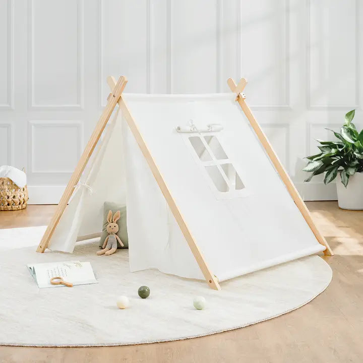 Kids Play Tent, Indoor Canvas Play Tent By Comfy Cubs
