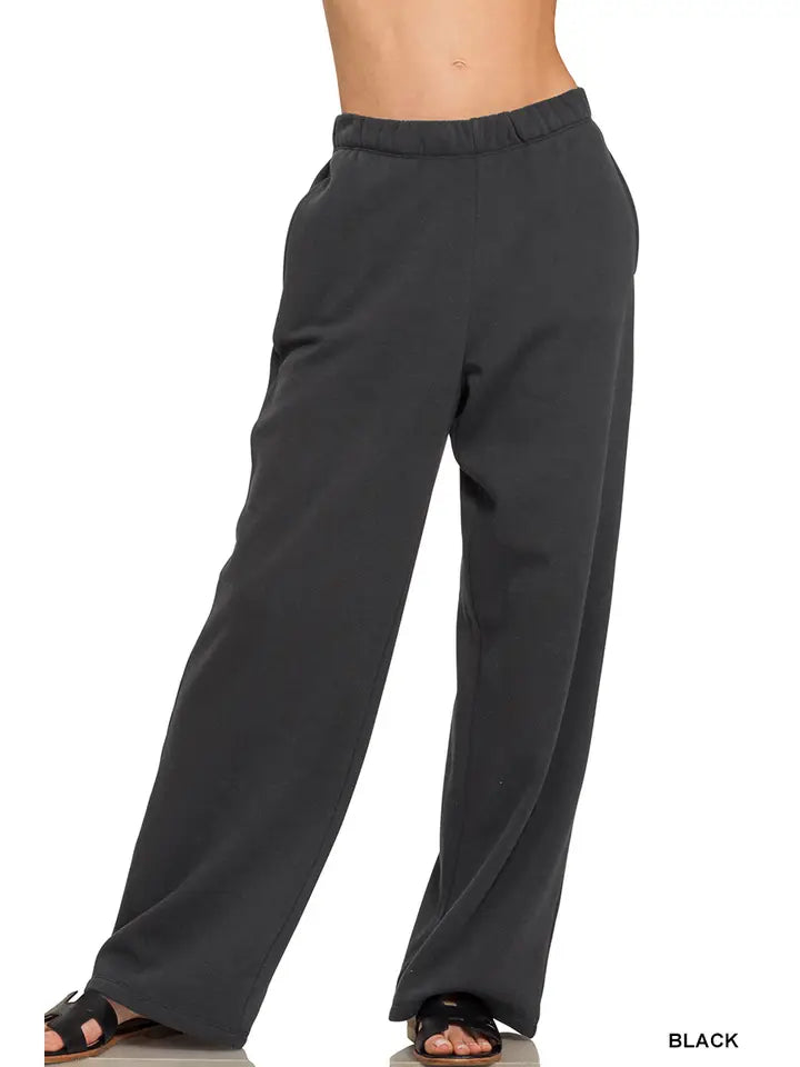 Fleece Sweatpants with Pockets
