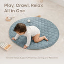 Premium Play Mat, Quilted Baby Mat For Floor By Comfy Cubs