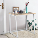 31.5" Foldable Computer Desk, Natural Wood