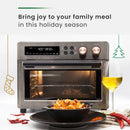 VAL CUCINA 10-in-1 Air Fryer Toaster Oven - Brushed Stainle