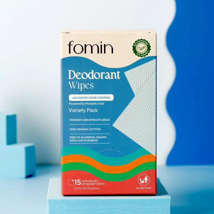 Acidified Deodorant Wipes
