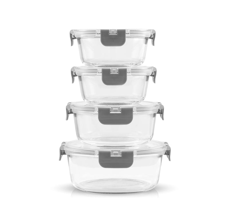 Joyful 12 Glass Storage Containers with Leakproof Lids