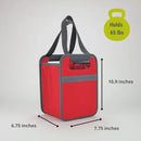 4-Bottle Wine Tote Collapsible Reusable